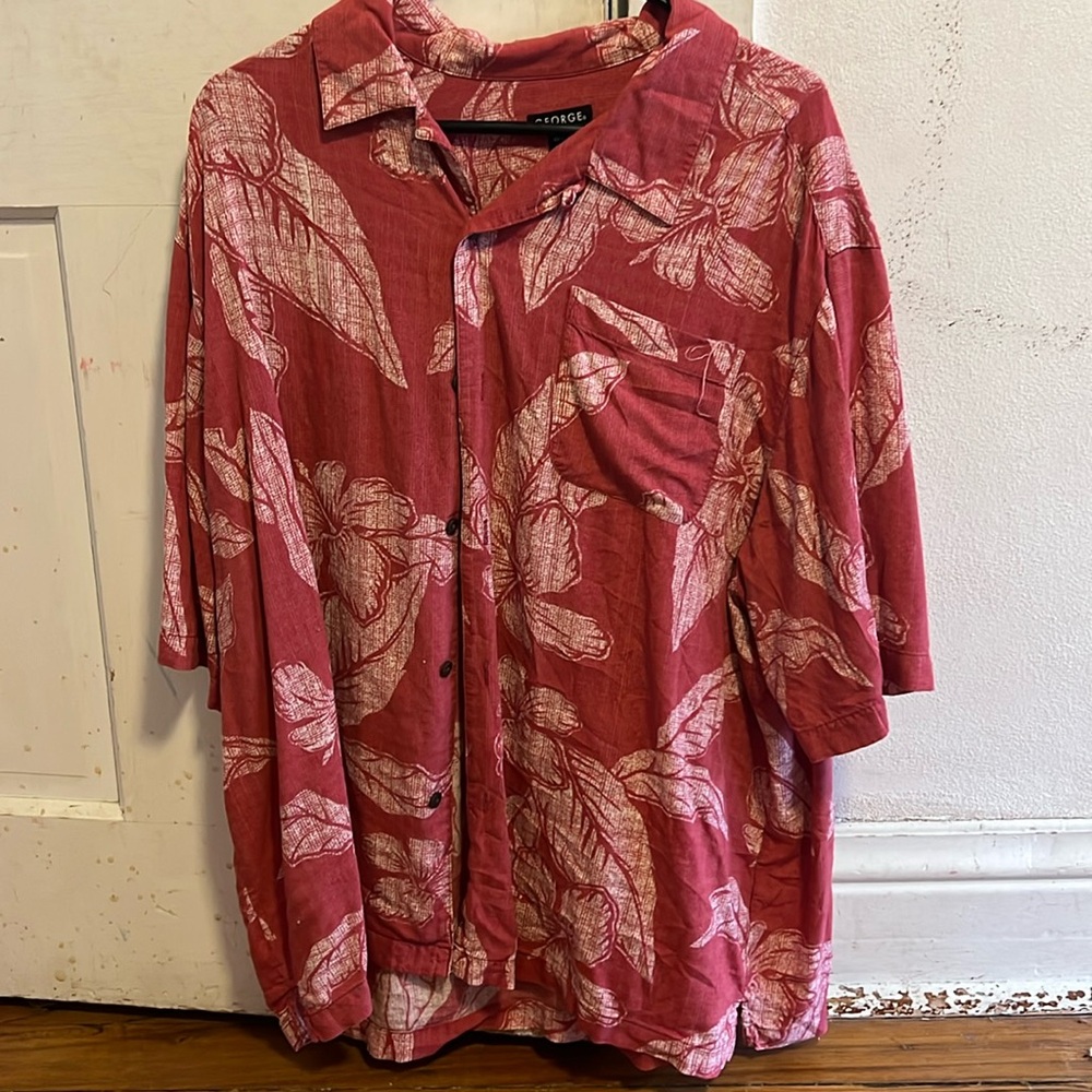 Men’s XXL Red Hawaiian Shirt